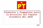 Propuesta EconóMica 2010 Pt