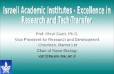 Ehud Gazit  Excellence In Research And Tech Transfer