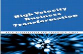 High Velocity Business Transformation