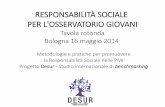 Responsabilità Sociale d'Impresa Tavola Rotonda ass. Ratio Operandi