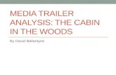 Media trailer analysis (cabin in the woods)