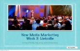 Week 5 UCLA Extension New Media Marketing LinkedIn by Liz H Kelly