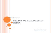 Status Of Children In India