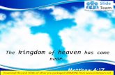 0514 matthew 417 the kingdom of heaven power point church sermon