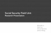 Social Security Field Unit Research Presentation