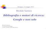 Bibliografia e motori di ricerca: Google e non solo