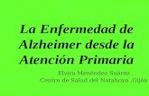 La Enfermedad de Alzheimer desde la Atención Primaria