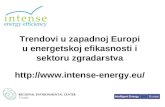 Trendovi u zapadnoj Europi u energetskoj efikasnosti i sektoru zgradarstva