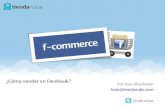 Cómo vender en Facebook - F-Commerce
