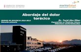 Abordaje del dolor torácico, Dr. Farid Abu Elbar. Especialista en Medicina Interna, Denia - España.