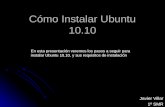 Cómo instalar ubuntu 10.10
