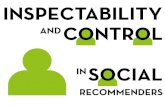 Inspectability and Control in Social Recommenders