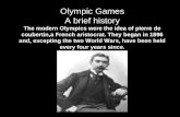 Olympic games a brief history