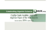 Celebrating Algerian Science: The 2014 Algerian Paper of the Year Awards