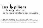 4 piliers et 3 principes de la copie stratégique responsable