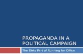 Propaganda in a political campaign