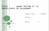 Fiche  Pedagogique De  Harry  Potter