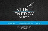 Viter Energy Mints - Breath Mints with Caffeine and B Vitamins