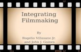 Integrating Filmmaking and Mathematics