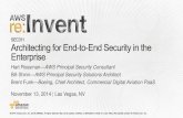 (SEC311) Architecting for End-to-End Security in the Enterprise | AWS re:Invent 2014