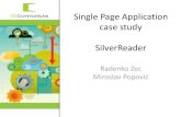 MsCommunity2013-  Single page application case study - Silverreader