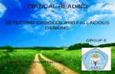 detecting crooked and fallacious thinking part 2