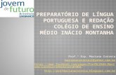 Preparatório Língua Portuguesa e Redação - Prof.ª Mariana Correia