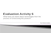 Evaluation Activity 6