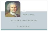 Principios pedagógicos filosóficos de rousseau