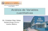 Analisis variables cuantitativas