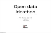 Open data ideathon