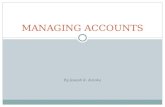 Managing accounts