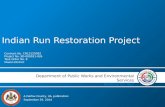 Indian Run Restoration Project