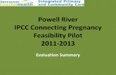 Pilot Study of the Integrated and Primary Community Care Connecting Pregnancy Program in a Rural British Columbia Community: Improved Provider and Patient Outcomes