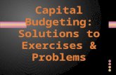 Capital budgeting problems   solutions roque mas