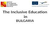 Bulgaria   inclusive education