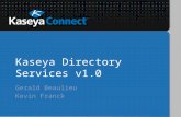 Kaseya Connect 2011 - Directory Services
