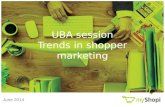UBA trends in shopper marketing and e-commerce