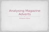 Analysing magazine adverts- Use fullscreen