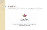 Manual básico de uso de Padlet