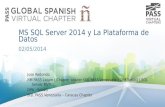 SQL Server 2014 y La Plataforma de Datos