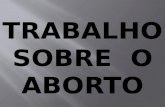 Seminário aborto 8 ano