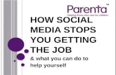 How social media stops you getting the job