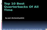 Top 10 best quarterbacks of all time