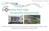 Stanley park high geography department   sgqm and cof e