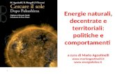 Energie naturali, decentrate e territoriali politiche