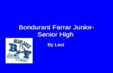 colorful Bondurant Farrar Junior Senior High