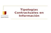 ENJ 400 Tipolog­as Contractuales