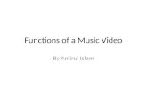 Functions of a music video