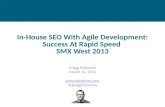 In-House SEO With Agile Development: Success At Rapid Speed